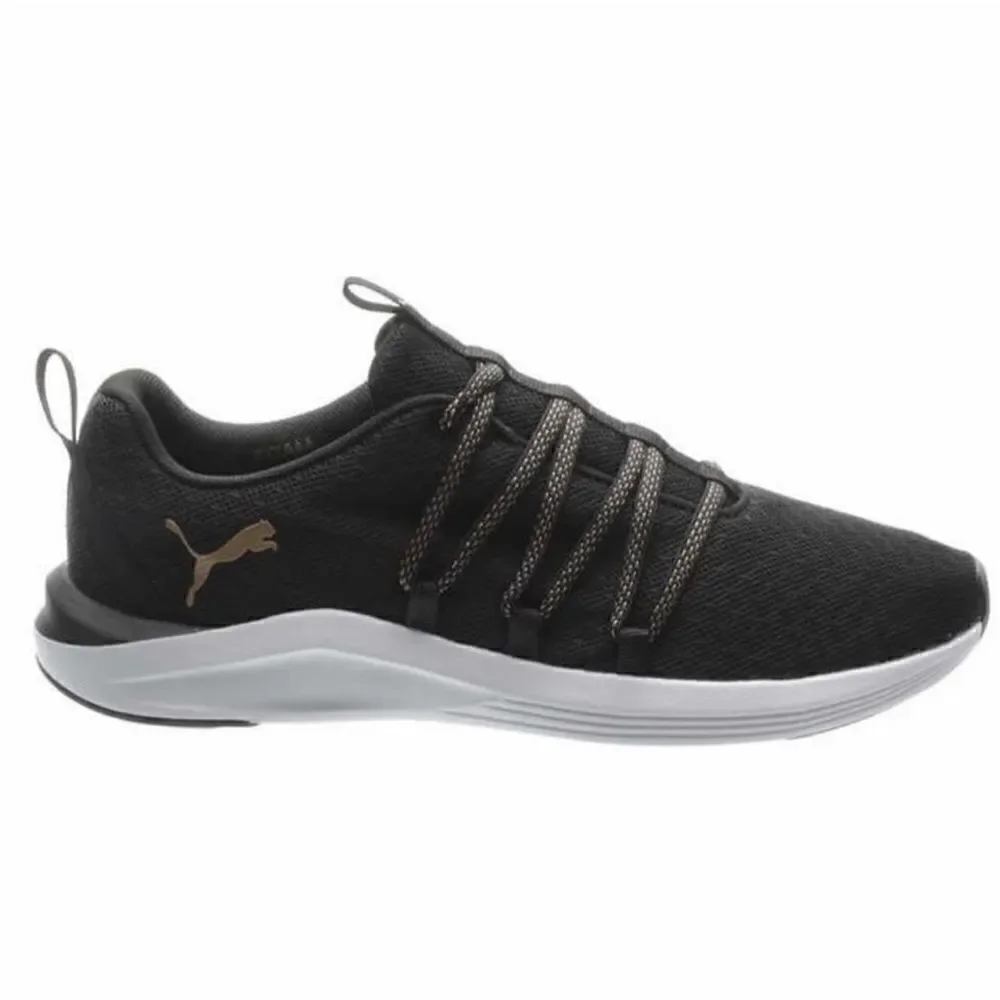 PUMA Ladies' Prowl Knit Sneakers Black 7 - Picture 2 of 10